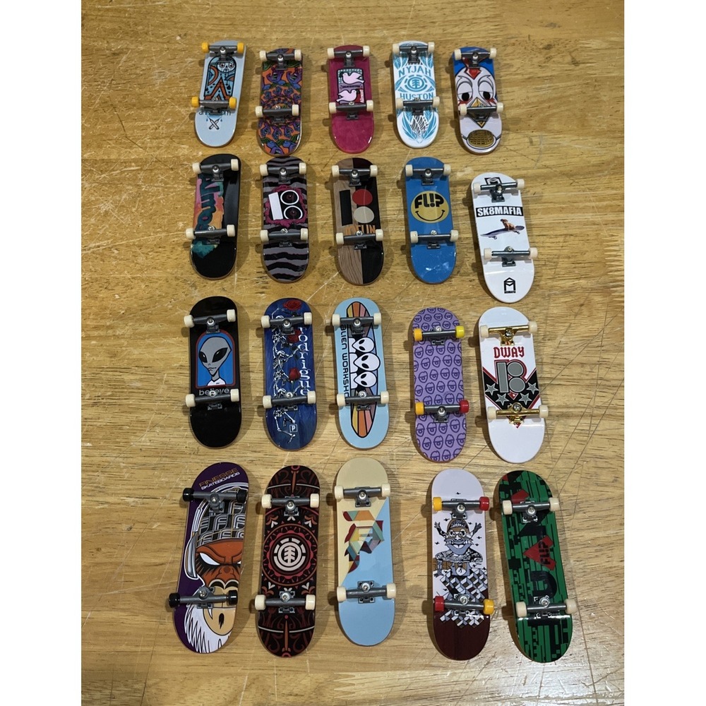 Tech Deck Vintage Lot Of 20 Finesse‎ Sk8mafia Santa Cruz Flip Rodriguez